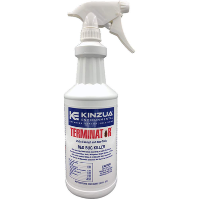 Terminator (32 oz) | Bed Bug, Ant, Flea & Cockroach Killer | All Natural, Non-Toxic, Child & Pet Friendly, 100% Effective, Fast Acting, Stain & Odor Free, Extended Protection 30 Days (32 oz)