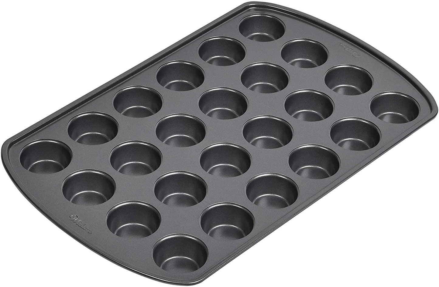 Wilton Perfect Results Premium Non-Stick Mini Muffin Pan & Mini Cupcake Pan, 24-Cavity, Steel