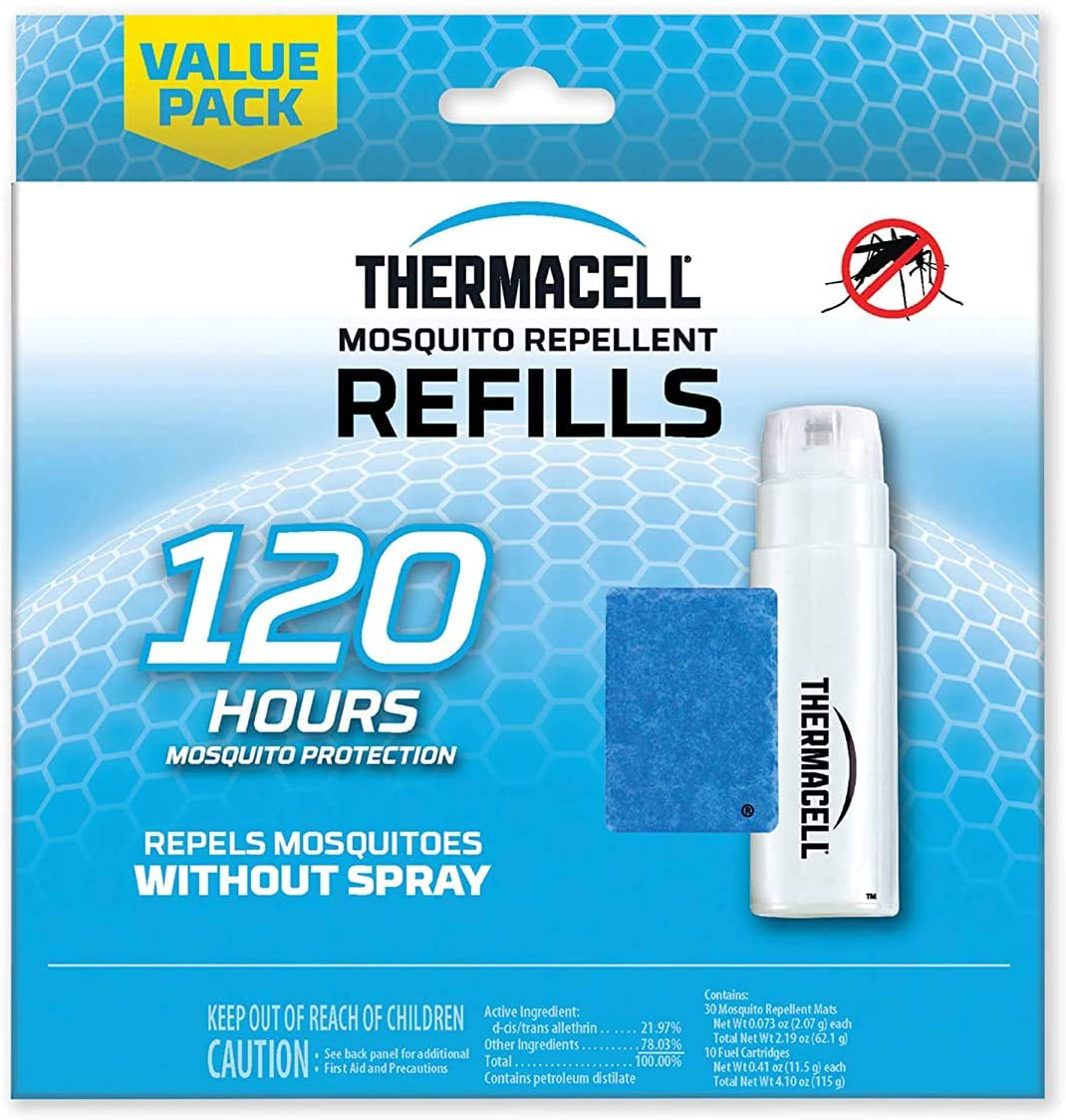 Thermacell Mosquito Repellent Refills; Compatible with Any Fuel-Powered Thermacell Repeller; Highly Effective, Long Lasting, No Spray, No Scent, No Mess; 15 Foot Zone of Mosquito Protection