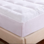 WhatsBedding Waterproof Mattress Pad Twin XL Size Cotton Top Down Alternative Filling Pillowtop Mattress Topper Cover-Fitted Quilted (Waterproof Twin XL)