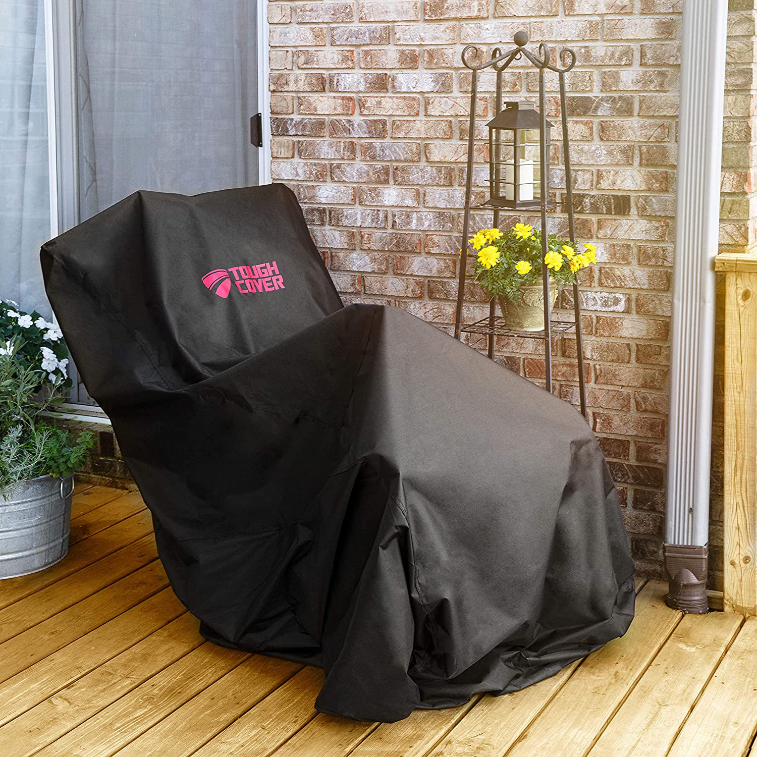 Tough Cover Premium Two-Stage Snow Thrower Cover. Heavy Duty 600D Marine Grade Fabric. Universal Fit. Weather, UV Protection.