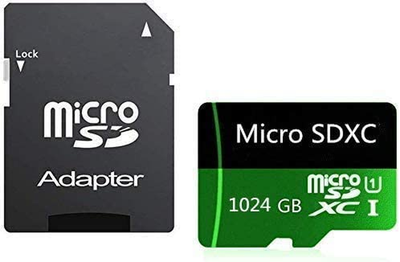 Micro SD 1TB High Speed Class 10 Flash Memory Card SDXC Card with SD Adapter