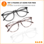 IBOANN 3 Pack Blue Light Blocking Glasses Women/Men, Round Fashion Retro Frame, Vintage Fake Eyeglasses with Clear Lens