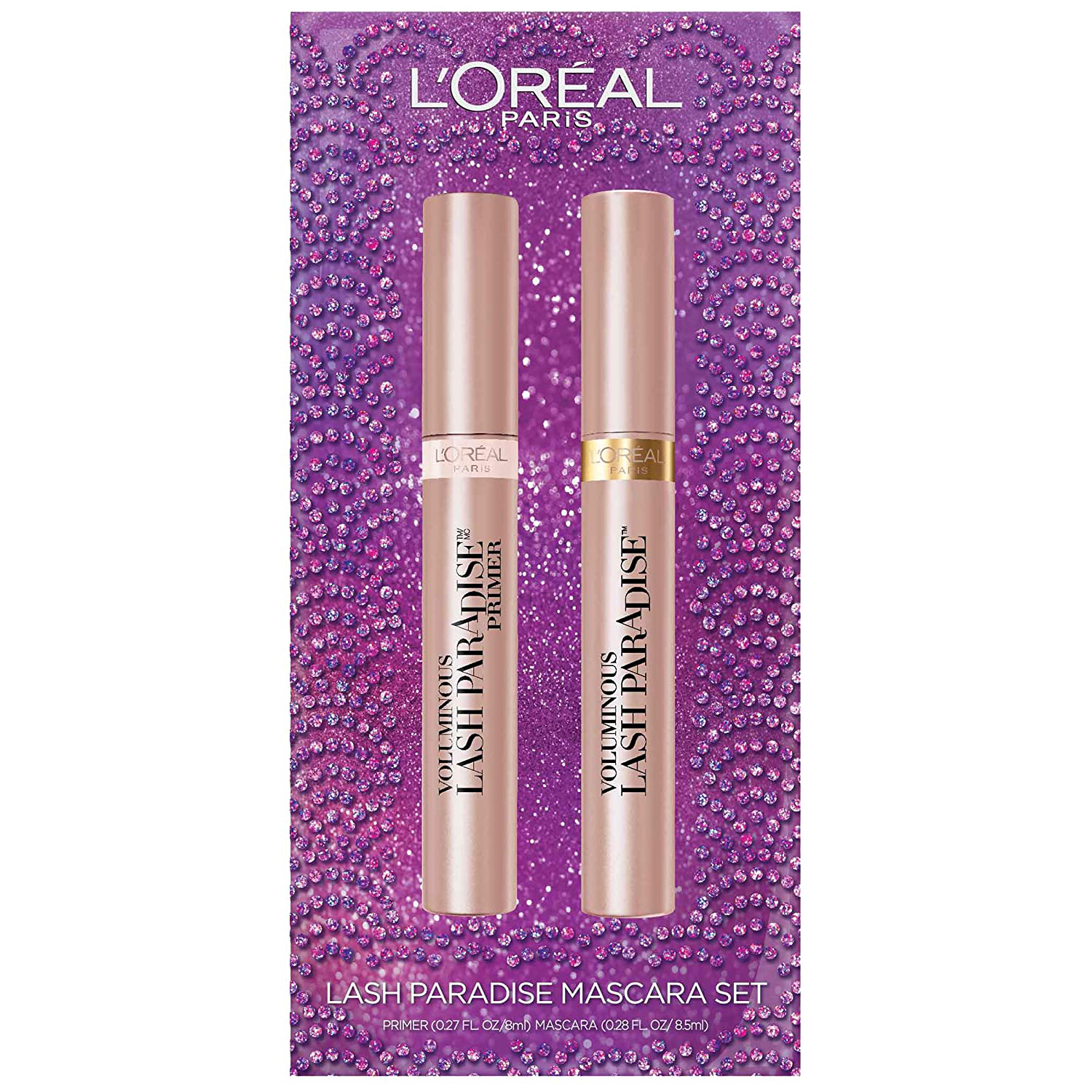 L'Oreal Paris Voluminous Makeup Lash Paradise Mascara, Voluptuous Volume, Intense Length