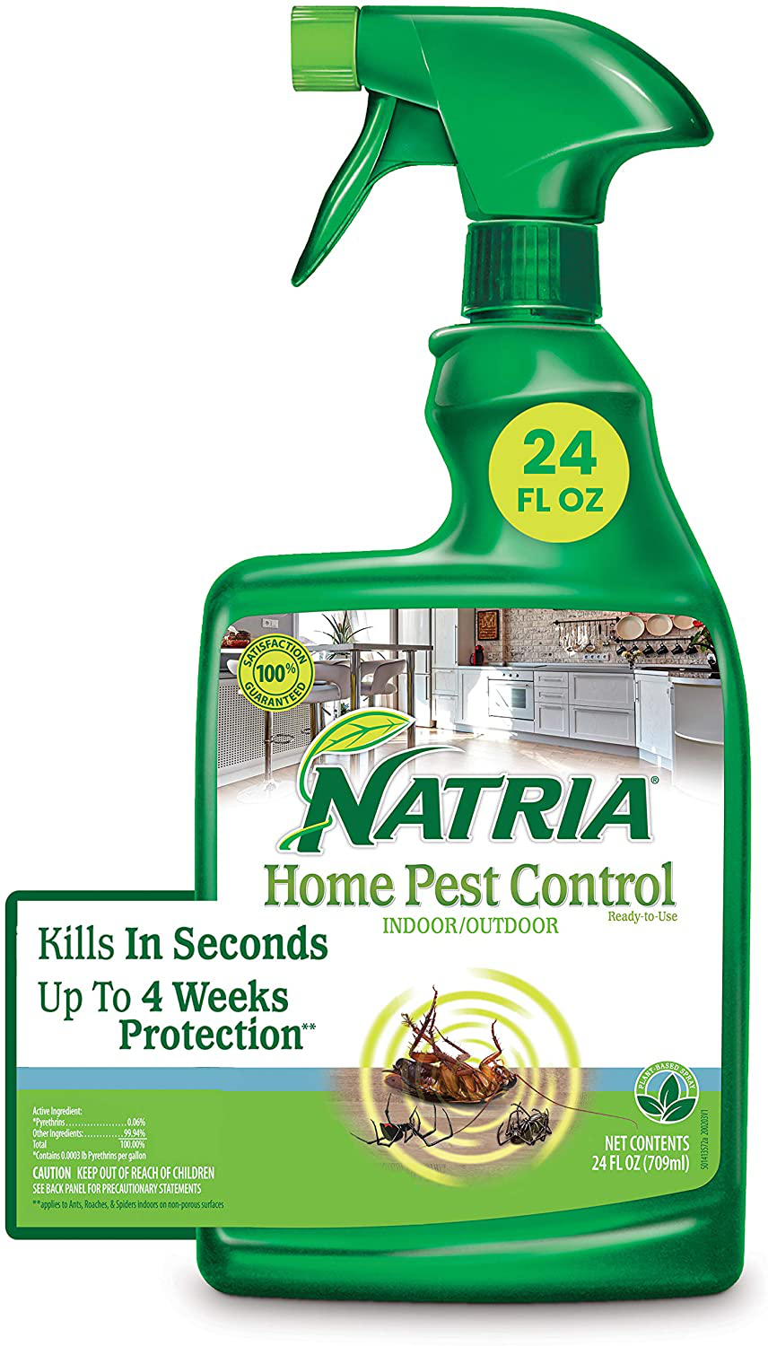 Natria 706261A Home Pest Control, 1-Gallon, Ready-to-Use Bug Killer for Indoor and Outdoor, 1 Gallon