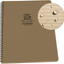 Rite in the Rain Weatherproof Side Spiral Notebook, 8.5" X 11", Tan Cover, Universal Page Pattern (No. 973T-MX), One Size