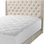 MAXI Queen Mattress Pad Topper Fitted | Down Alternative Mattress Cover, 100% Cotton Top, 300 TC Quilted | Highly Breathable, Full Coverage Bed Mattress Pad | Queen 60x80 Stretchable Up to 18"