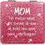 Mothers Day Mom Gifts Mirror, Compact Makeup Mirror Unique Gift for Mothers Day, Pink Glitter PU 1X/2X Magnification, Ultra Portable Pocket for Purses（Pink Square）