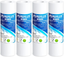 PUREPLUS 5 Micron 10" x 2.5" Whole House Sediment Home Water Filter Cartridge Replacement for Any 10 inch RO Unit, Culligan P5, Aqua-Pure AP110, Dupont WFPFC5002, CFS110, WHKF-GD05, PP10-05, 4Pack