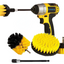  4 PCS Drill Brush Attachment Set Power Scrubber Drill Cleaning Brush Kit for Bathroom, Floor, Tub, Shower, Grout, Tile and Kitchen Surface