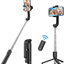 Yoozon Selfie Stick Phone Tripod, All in One Extendable & Portable Iphone Tripod Selfie Stick with Wireless Remote, Compatible with Iphone 13 Pro Max/13 Mini/13/12, Galaxy S21/Note 20/S10, Google Etc