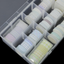 Organizer Box Adjustable Dividers - Plastic Compartment Storage Container for Washi Tapes, Craft, Beads, Jewelry, Small Parts