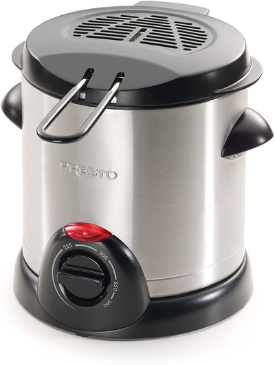 Presto 05470 Stainless Steel Electric Deep Fryer, Silver