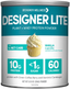 Designer Protein Lite, Vanilla Cupcake, 9.03 Ounce, Low Calorie Protein Powder