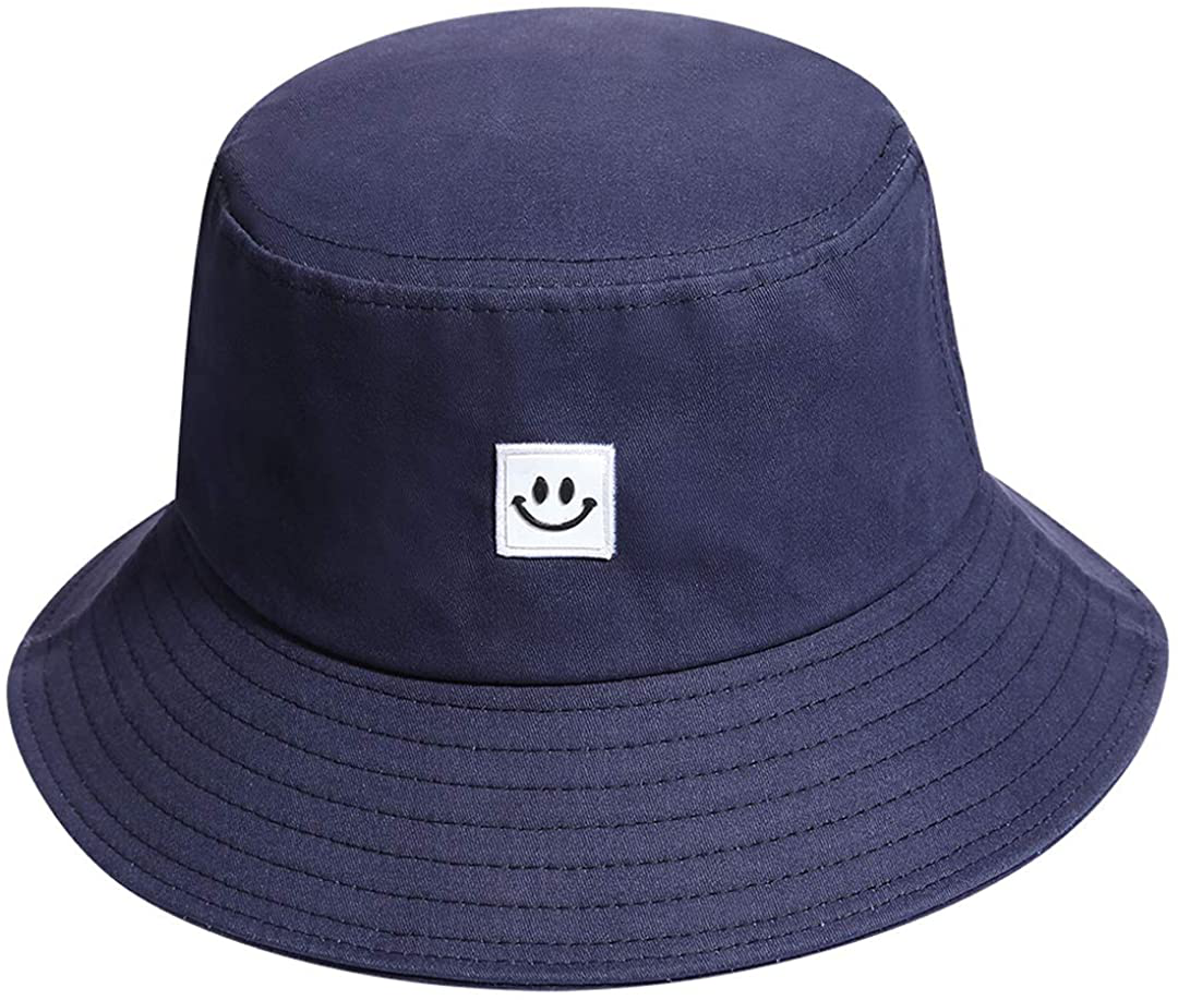 Maxnova Reversible Bucket Hats for Women Travel Beach Sun Hat Flower Embroidery Outdoor Cap Unisex