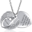 Infinite Memories - I Used to Be His/Her Angel Now He'S/She'S Mine - Heart Wings Pendants Urn Necklace for Dad Mom Grandma