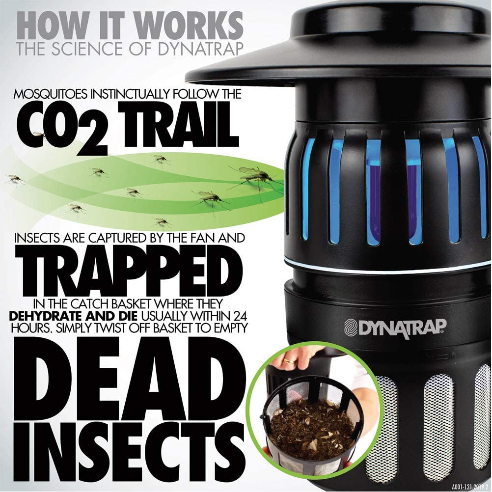 DynaTrap Insect Trap (DT2000XLP), XL, Black