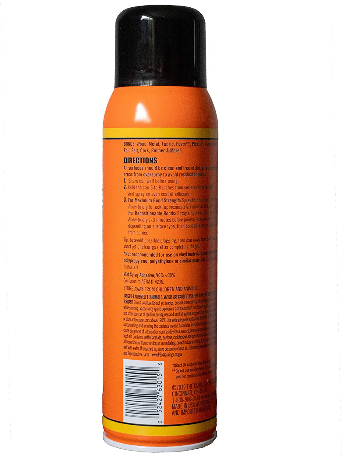 Gorilla 6301502 Spray Adhesive 14oz