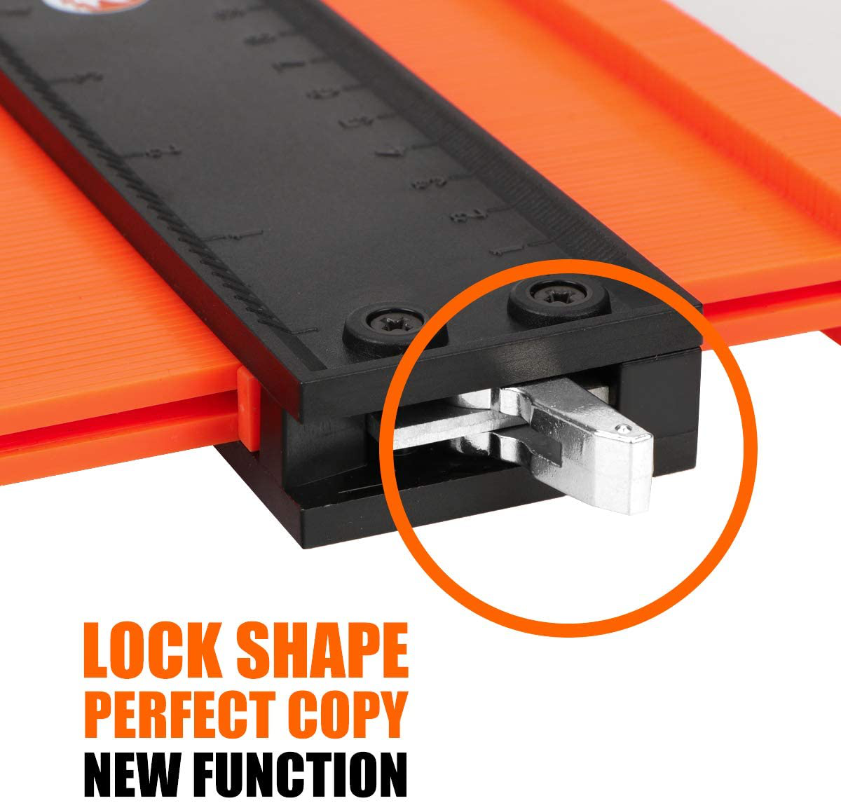 Saker Contour Gauge (10 Inch Christmas Packaging) Profile Tool- Adjustable Lock