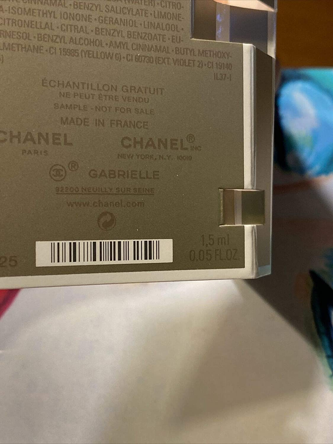 CHANEL Gabrielle Essence Eau De Parfum Perfume 0.05 Oz / 1.5 Ml Sample Spray