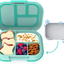 Bento-Style Lunch Solution with 4 Compartments and Removable Ice Pack for Meals and Snacks On-the-Go - Leak-Proof, Dishwasher Safe, BPA-Free