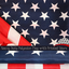 American Flag for outside or Indoor 3X5 FT Polyester US Flag with Two Brass Grommets USA Flags (3 by 5 Foot)