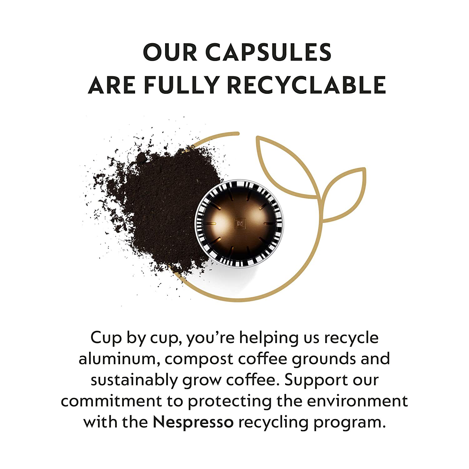 Nespresso Capsules VertuoLine, Double Espresso 30 Count Coffee Pods, Brews 2.7 Ounce