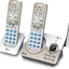 AT&T DL72219 DECT 6.0 Cordless Phone for Home with Connect to Cell, Call Blocking, 1.8" Backlit Screen, Big Buttons, intercom, and Unsurpassed Range Set