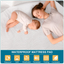 Newspin Queen Size Waterproof Mattress Pad, Quilted 3D Air Fiber Filling Breathable Mattress Protector, 6''-21'' Deep Pocket, Noiseless Bed Cover