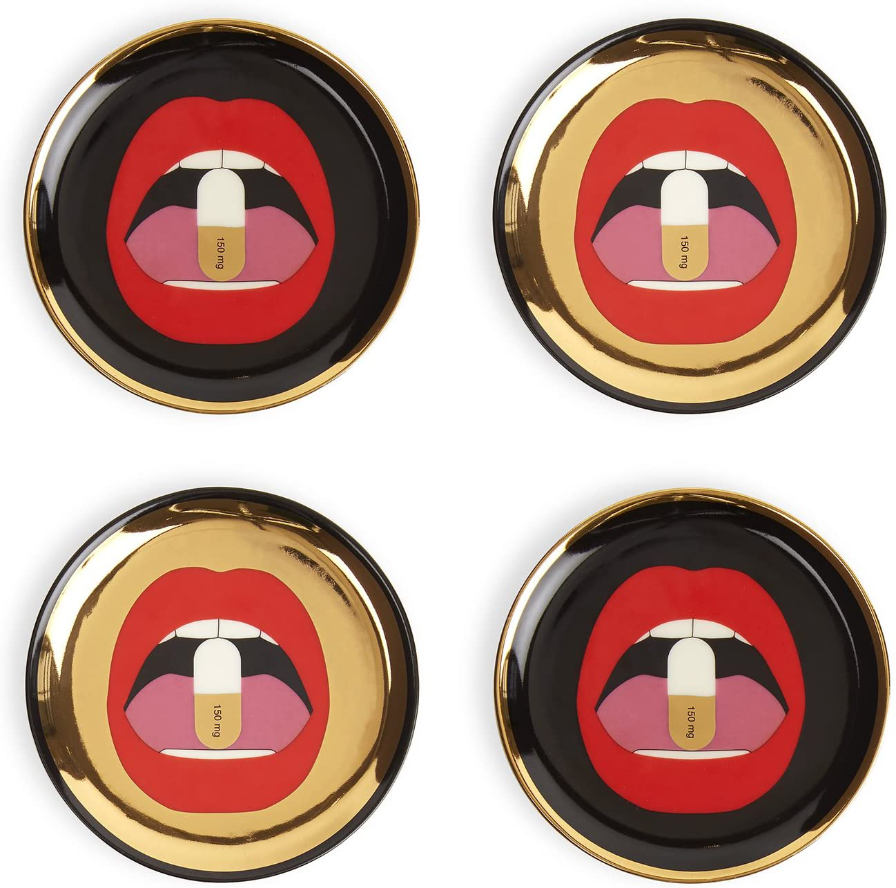 Jonathan Adler Full Dose Coasters, Multi