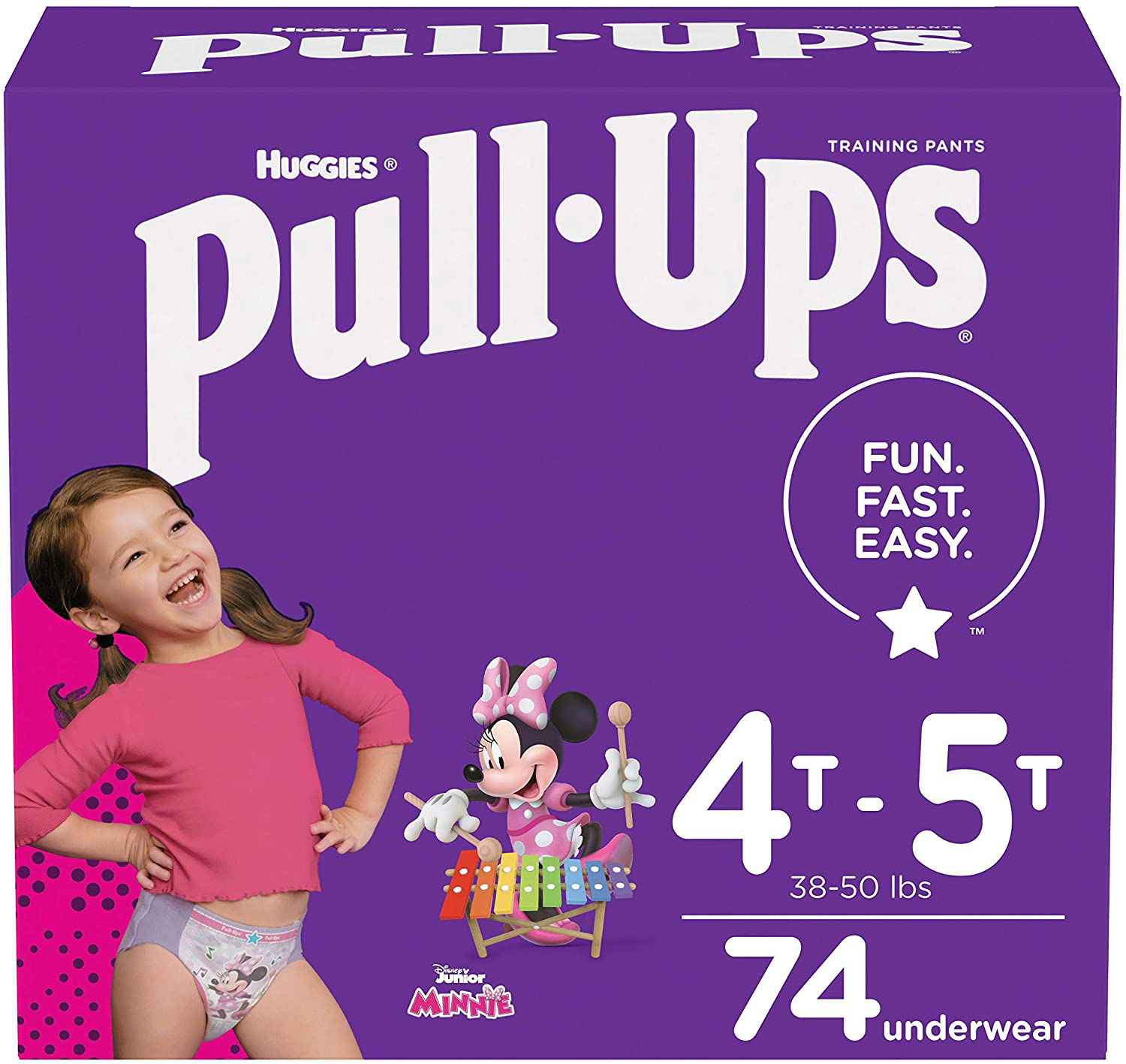 Pull-Ups Girls' Potty Training Pants Training Underwear