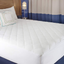 Abit Comfort Mattress cover, Quilted fitted mattress pad queen fits up to 20" deep hypoallergenic comfortable soft white cotton-poly