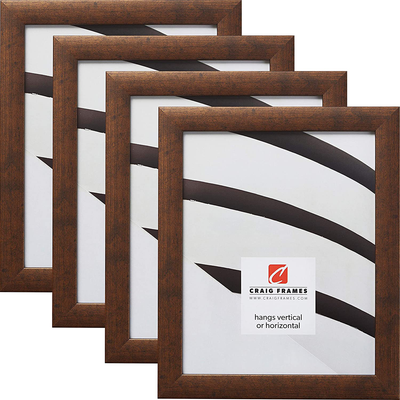 Craig Frames 23247881 10 x 12 Inch Picture Frame, Rustic Copper, Set of 4