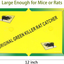 Ezoon 12 Pack Large Mouse Glue Traps with Enhanced Stickiness, Rat Mouse Traps, Snake Mouse Traps Sticky Pad Board for House Indoor Outdoor, Easy to Set, Extra Large (8.3" X 12")