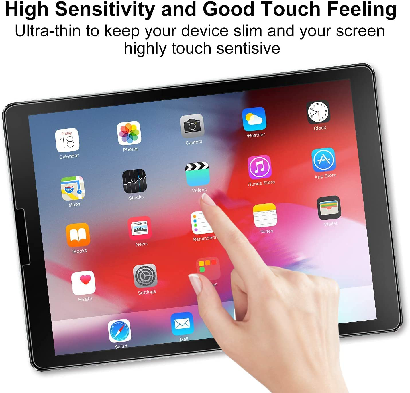 Paperfeel Screen Protector Compatible with iPad Pro 12.9 (2020 & 2018), XIRON High Touch Sensitivity No Glare Scratch Compatible with iPad Pro 12.9 Matte Screen Protector, Compatible with Apple Pencil