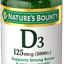 Vitamin D by Nature’s Bounty for immune support. Vitamin D provides immune support and promotes healthy bones. 5000IU