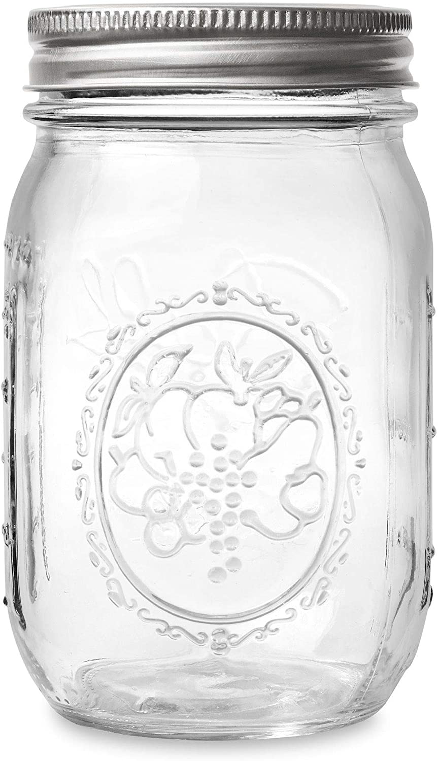 Ball 389579 Pint Regular Mouth Mason, Pack Of 2, Clear