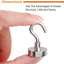 DIYMAG Magnetic Hooks, Facilitate Hook for Cruise, Home, Kitchen, Workplace, Office and Garage