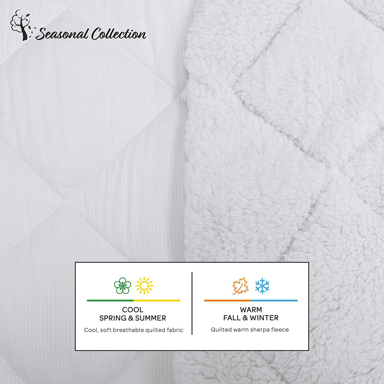 SensorPedic All Seasons Reversible Mattress Pad, Twin