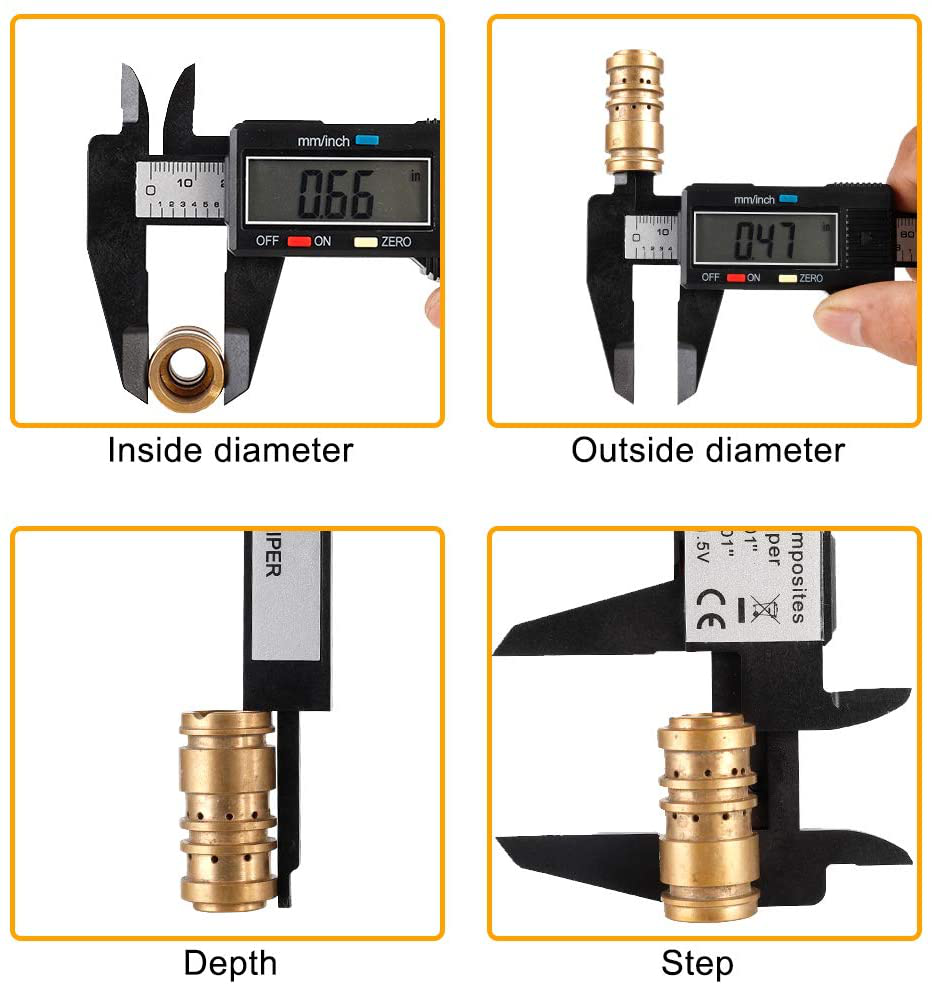 Digital Caliper, Sangabery 0-6 inches Caliper with Large LCD Screen, Auto - Off Feature, Inch and Millimeter Conversion Measuring Tool, Perfect for Household/DIY Measurment, etc