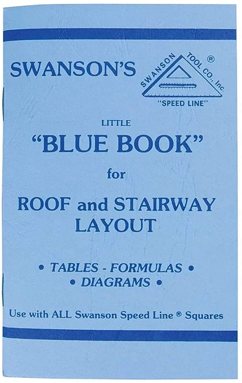 Swanson Tool Co SW1201K Value Pack 7 inch Speed Square and Big 12 Speed Square (without layout bar) ships with Blue Book