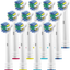 Replacement Brush Heads for Oral B Braun- Compatible with Oral-B White, Power, Clean, Kids, Soft, Black, Action, and more