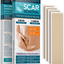 Silicone Scar Sheets, Strips, Tape - Keloid, C-Section, Surgical - Scars Removal Treatment - Silicon Gel Cream Patch Bandage - Tummy Tuck Surgery - 4 Pack 5.7" X 1.57" - 2 Month Supply by Nuvadermis