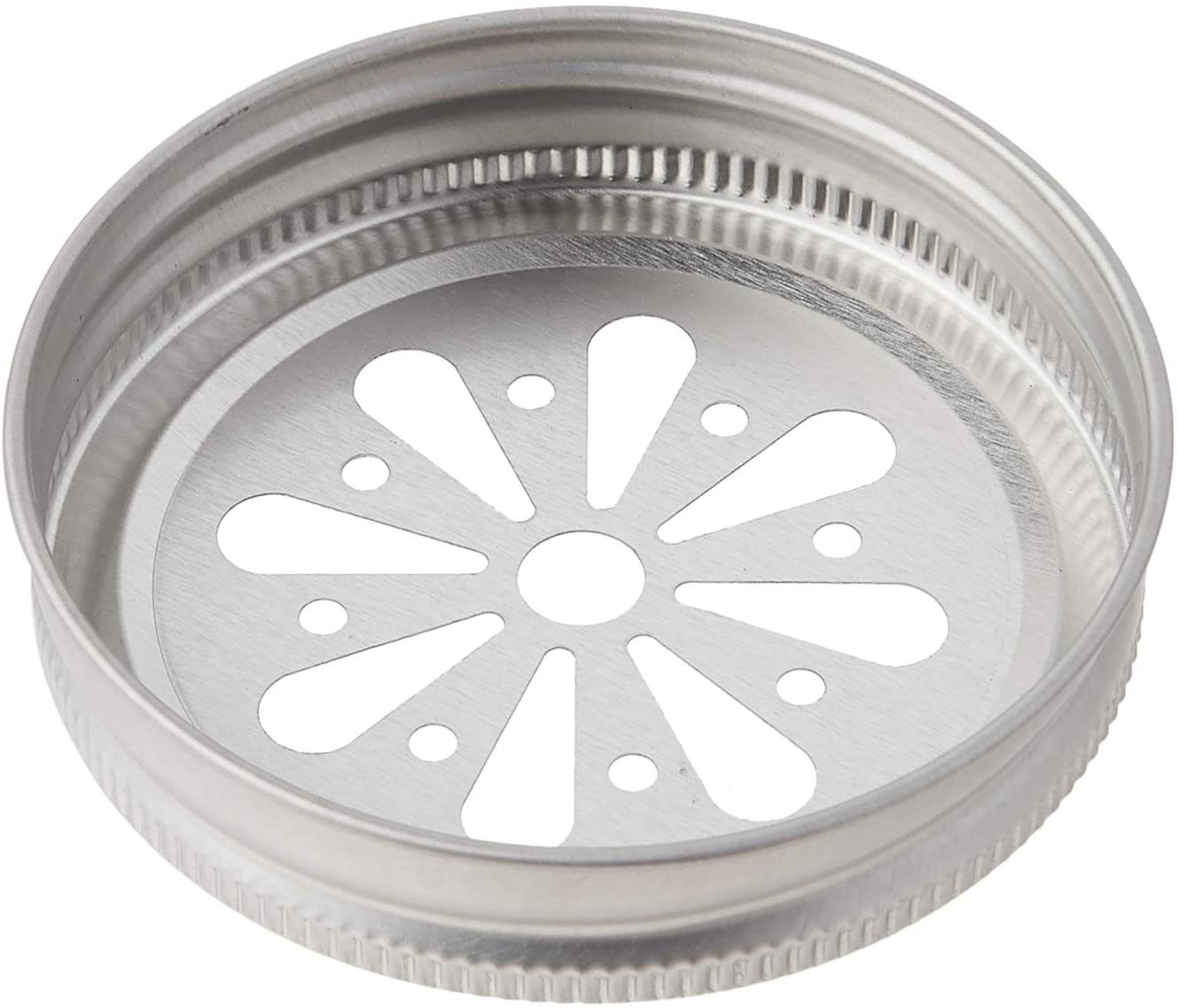 Kate Aspen Mason Jar Lids, Flower, Set of 12