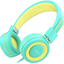 Elecder i37 Kids Headphones Children Girls Boys Teens Foldable Adjustable On Ear Headphones 3.5mm Jack