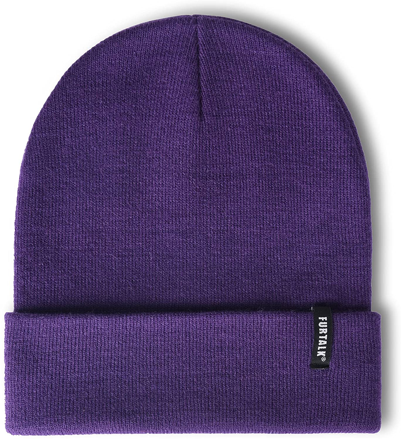 FURTALK Womens Knit Beanie Hat Acrylic Winter Hats for Women Men Soft Warm Unisex Cuffed Beanie…