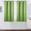 LEMOMO Light Green Blackout Curtains 38 x 54 Inch Length/Set of 2 Curtain Panels/Thermal Insulated Room Darkening Blackout Curtains for Bedroom