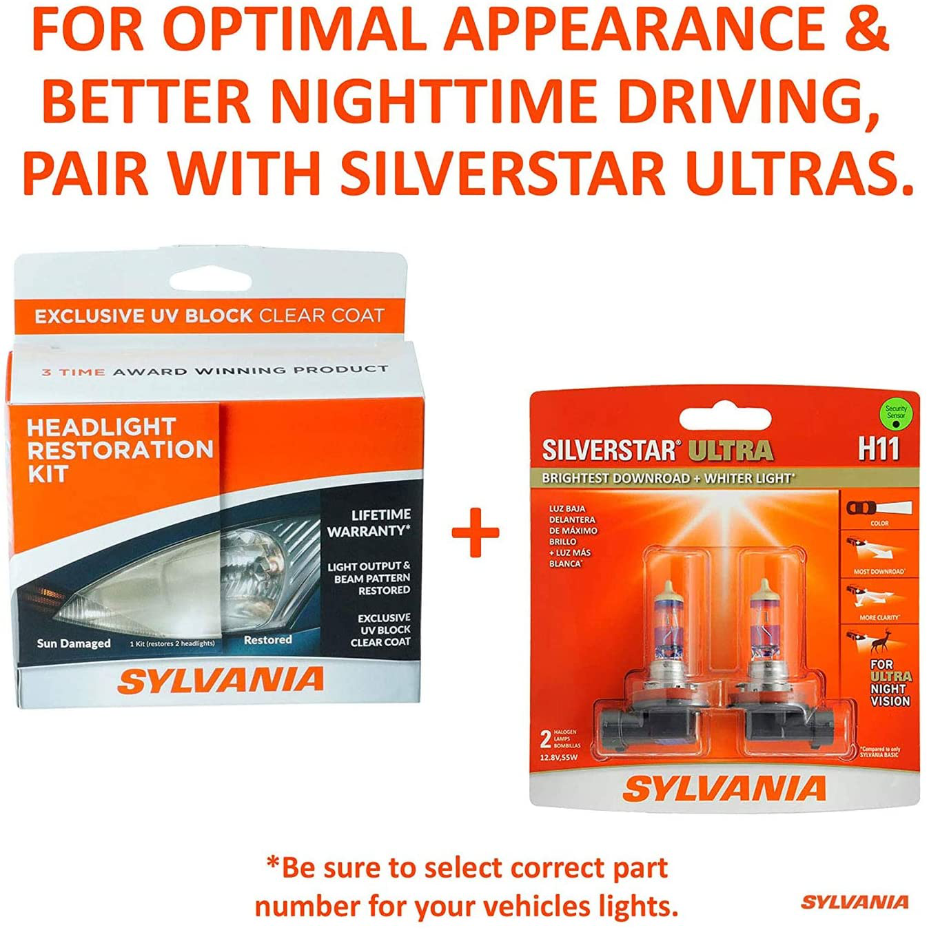 SYLVANIA - Headlight Restoration Kit