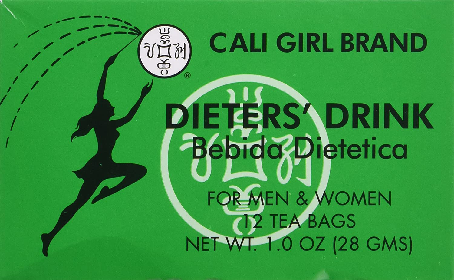 Dieter's Drink Cali Girl Brand for Men and Woman NT WT 1.0oz