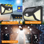 Solar Lights Outdoor 118 Led Solar Motion Sensor Security Lights,Wireless Waterproof with 120° Motion Angle Outdoor Lights,Easy-To-Install for Front Door,Yard,Garage (2-Pack/3 Modes)